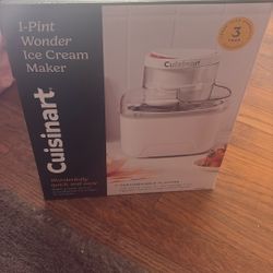 Cuisinart One Pint Wonder Ice Cream Maker