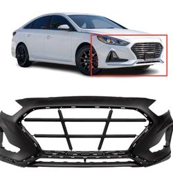 Front Bumper Cover For 2018-2019 Hyundai Sonata. Replacement HY1000219