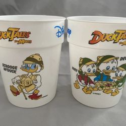 *VINTAGE* Disney Duck Tales Plastic Cup Set