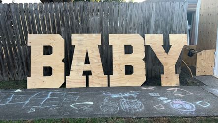 Marquee Letters OH BABY