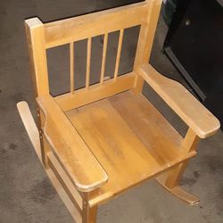 Children's Wooden Rocking Chair and Doll Rocking Craddle