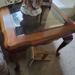 Oakwood Coffee Table And 2 End Tables