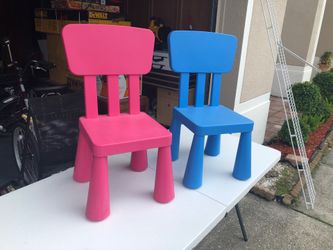 Boy and girl chairs