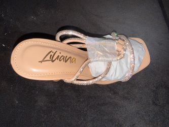Liliana Rhinestone Strappy Heeled Sandal