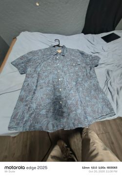 Blue nice button up