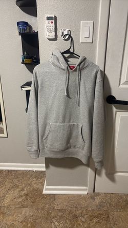 Grey supreme hoodie