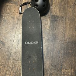 Skateboard And Helmet 