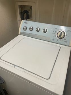 Washer and dryer.