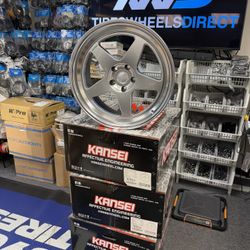 4 Wheels Kansei Wheel K12-KNP 19x9.5 5x4.5 35mm Hyper Silver K12H-199512+35