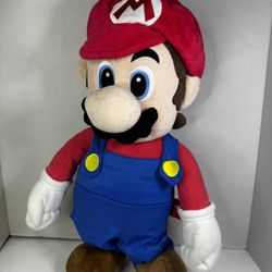 Super Nintendo World Super Mario 19" Plush Stuffed Toy Universal Studios RARE