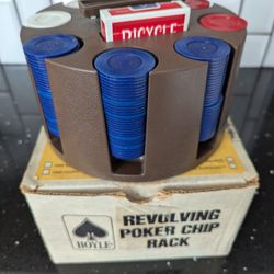 Vintage Hoyle Poker Chip Set