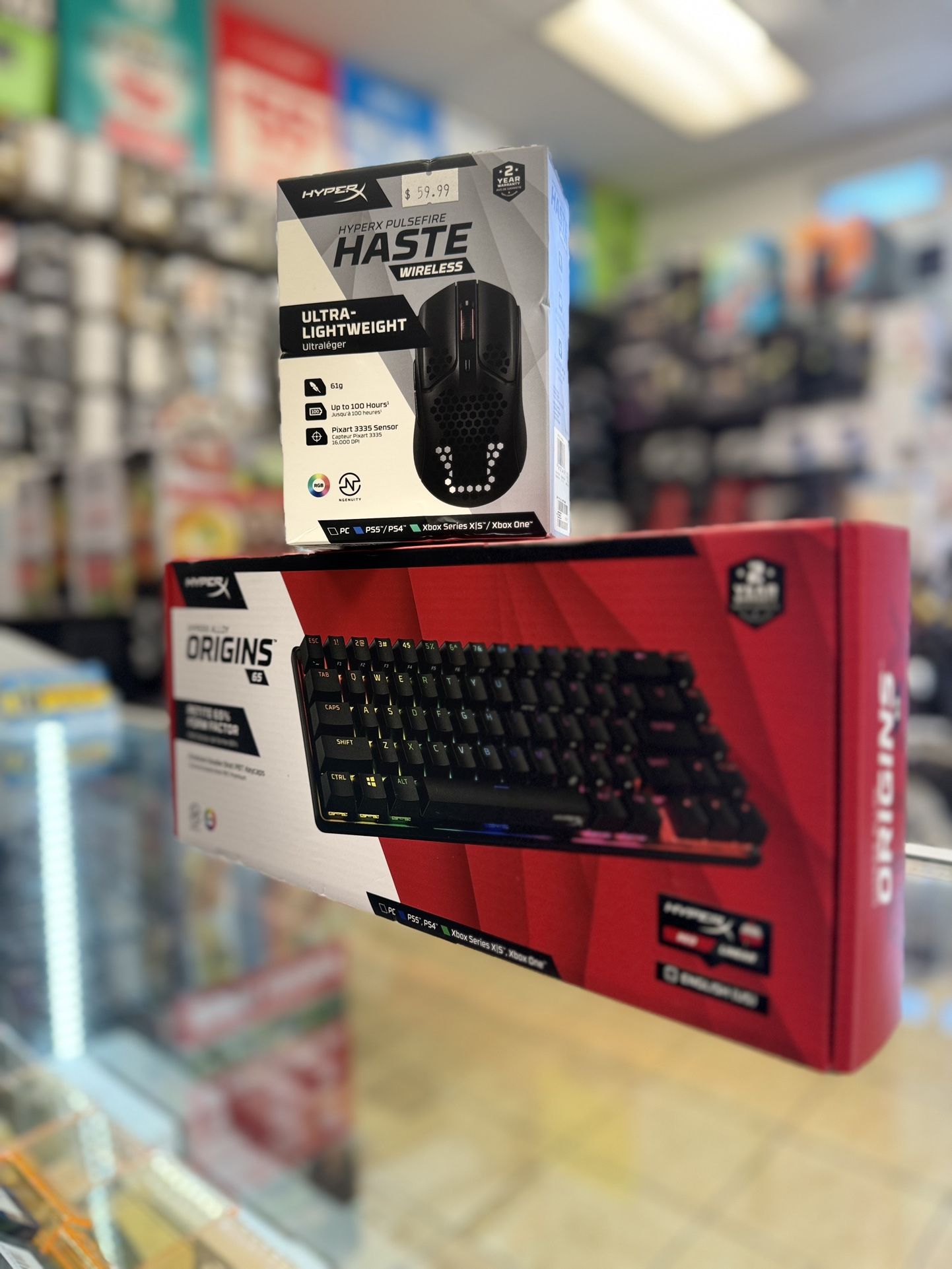 HyperX Gaming Mouse And Keyboard
