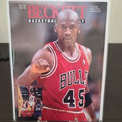 Michael Jordan Bulls 45 NBA basketball Beckett magazine 