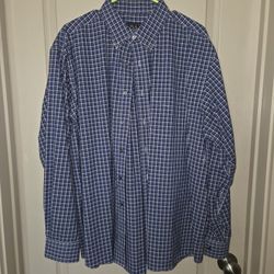 Plaid Shirt Blue Color 