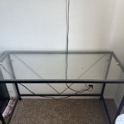 Glass Desk
