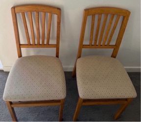 Set of 2 Stakmore Arts & Crafts Folding Chairs (Light Gray Wash)