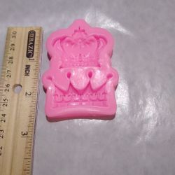 Silicon Mold For Fondant Or Chocolate $7