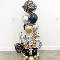 Mini Balloons Bouquet - Happy Birthday