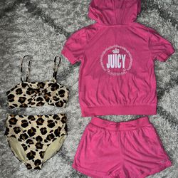 Girls Juicy Couture Swim Set