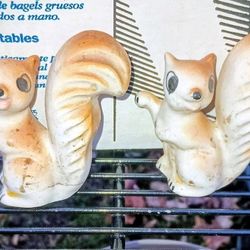 Vintage Squirrel Figurines / Statues from the 60's / 70's