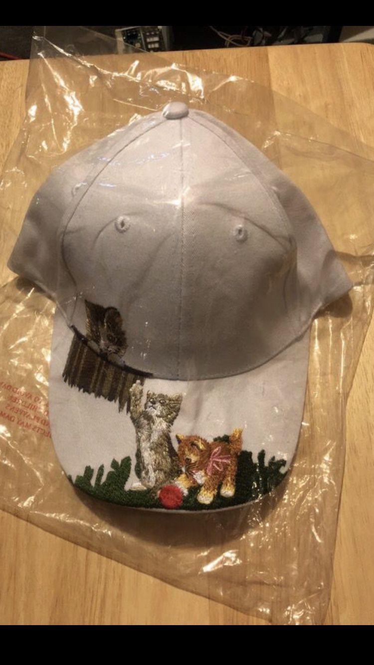 Cat Baseball Cap - New