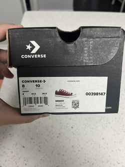 Maroon Converse Shoes