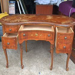 Vintage kidney vanity / desk
