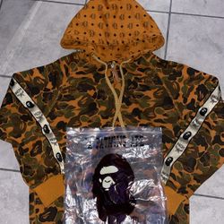 Mcm X Bape Hoodie