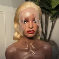 Fiona Blonde Body Wave Human Hair Wig 