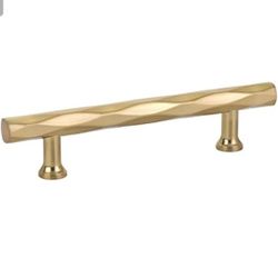 Emtek 86489US4 5" Tribeca Cabinet Pull - Satin Brass