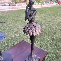Bronze & Cast Iron Ballerina Statue