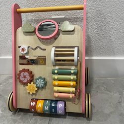 Montessori wood walker /baby walker
