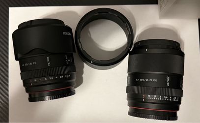 Viltrox 55mm and 85mm EVO lenses for Sony e-mount