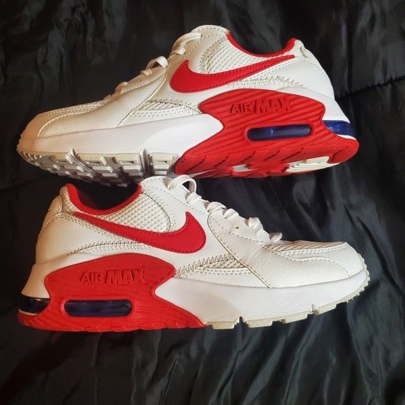 Nike Air Max Excee White University Red 9.5