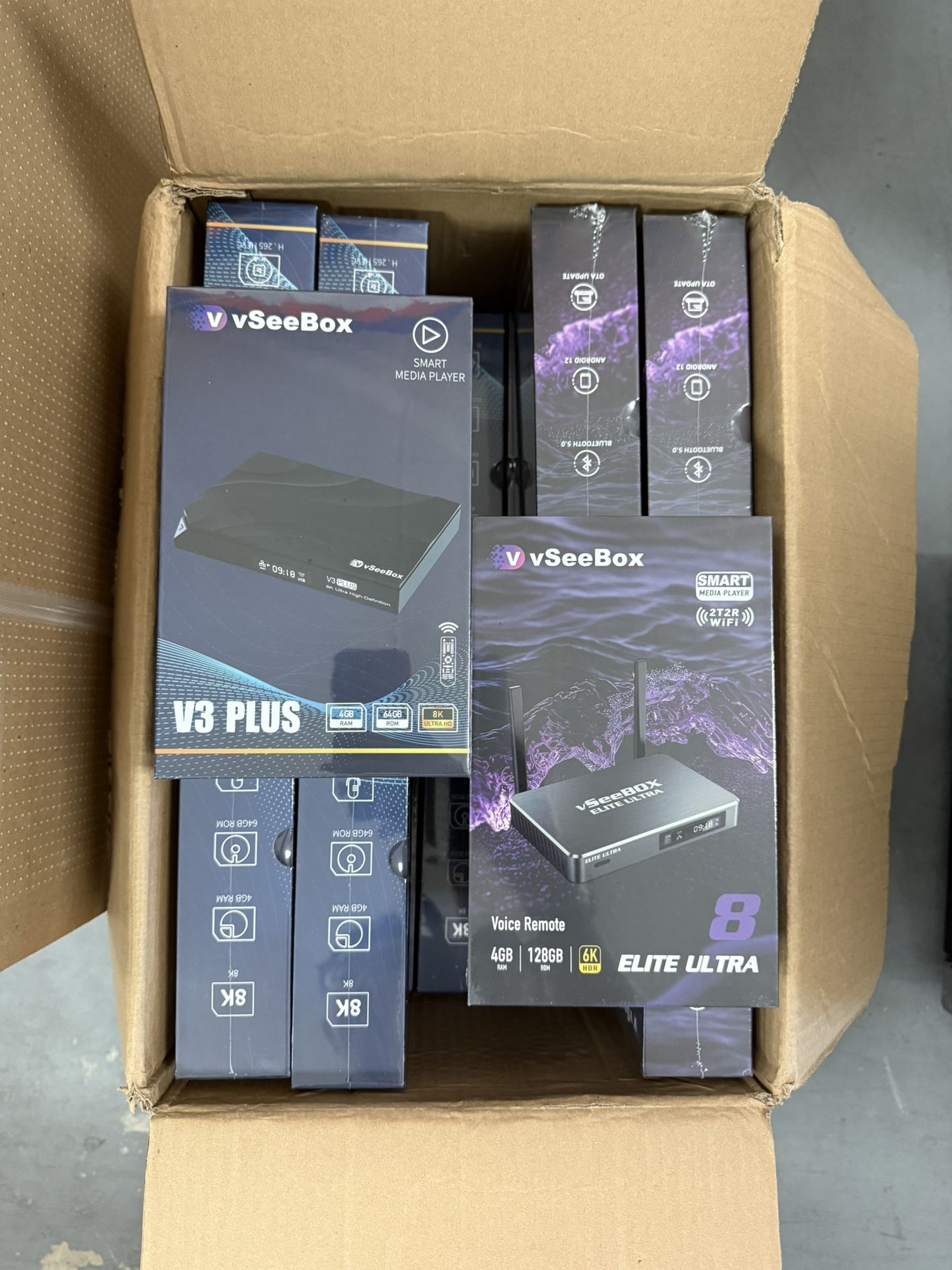 VSEEBOX V3 PLUS/ ELITE ULTRA/ SUPERBOX S6 MAX - FULLY LOADED WITH 2000+ CHANNELS SPORTS PPVS MOVIES SERIES AND MORE