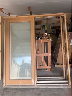 French-style hinged patio door 72x80