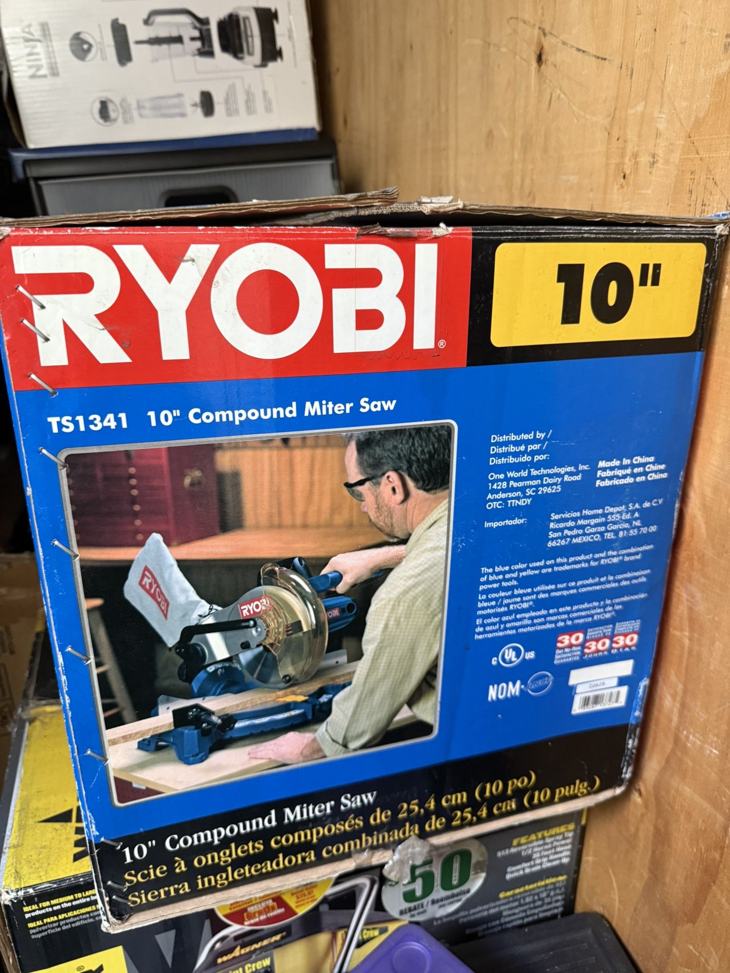 RYOBI TS1341 10" Compound Miter Saw
