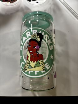 Tiana Glass Cup💚