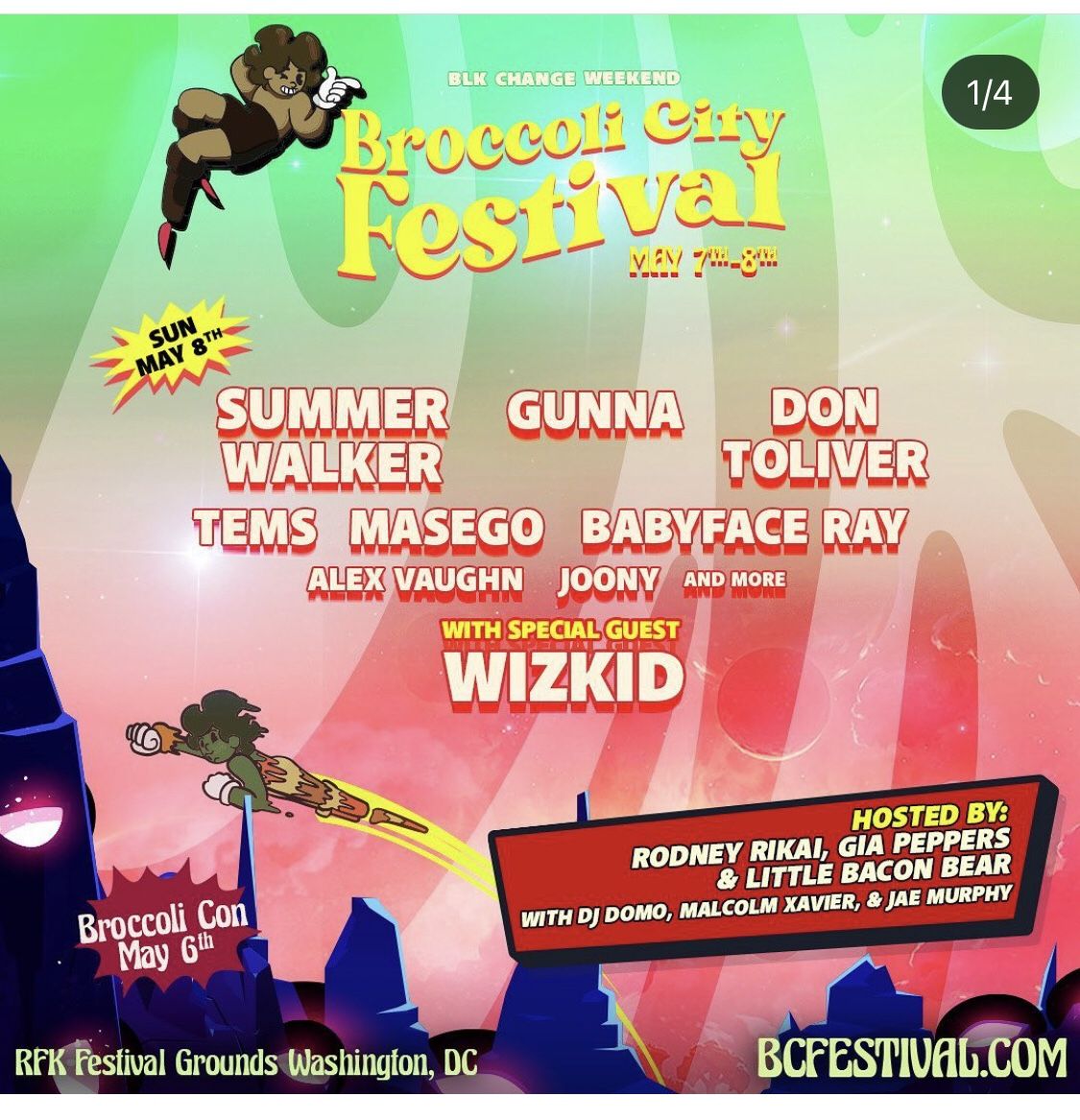 Broccoli Fest Tix For Sale
