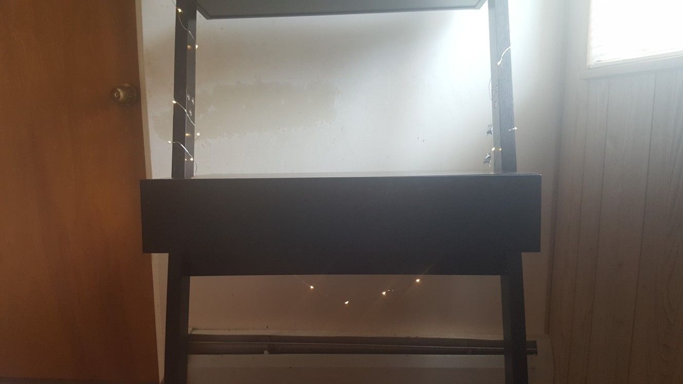 Expresso Ladder Desk With Drawer