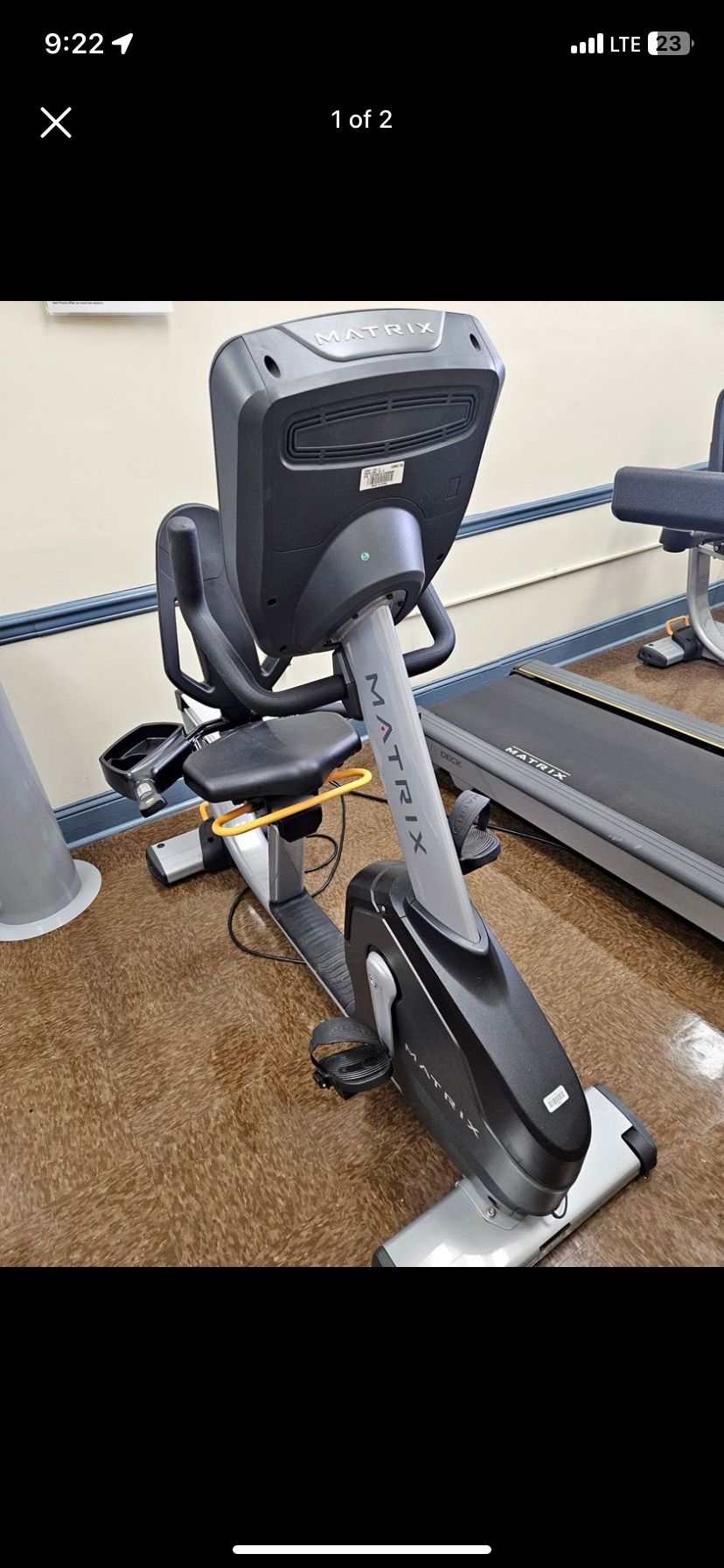 Matrix commercial grade exercise bike