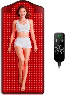 Red Light Therapy for Body, Infrared Light Therapy, 73"x 32" Red-Light Mat for Full Body, 1090 LEDs, 3-in-1 LED Bead, 660nm & 850nm, Pain Relief, Ligh