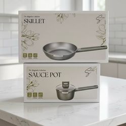 The Magnolia Collection Skillet and Sauce Pot Set