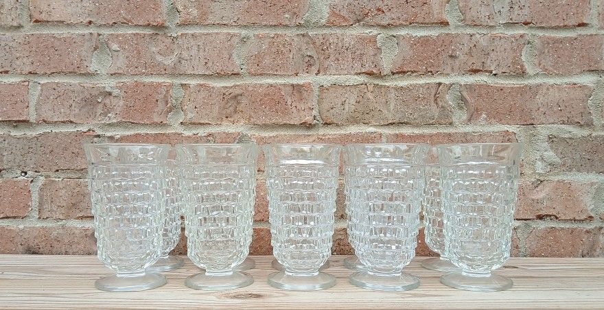 Vintage Colony Whitehall Clear Iced Tea Glasses 