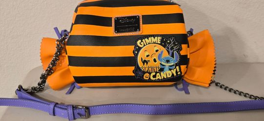 Disney Loungefly Stitch Halloween Fall Candy Crossbody Bag