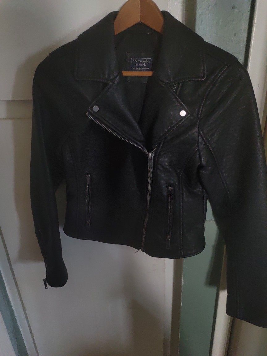 Abercrombie And Fitch Faux Leather Jacket