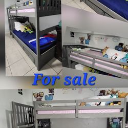 Twin Bunk Beds (No Mattress) – Pickup Only