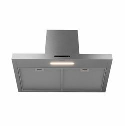 Contemporary 36 in. Convertible Wall Mounted T-Shape Range hood in Stainless Steel