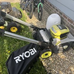 RYOBI SELF PROPELLED PUSH MOWER