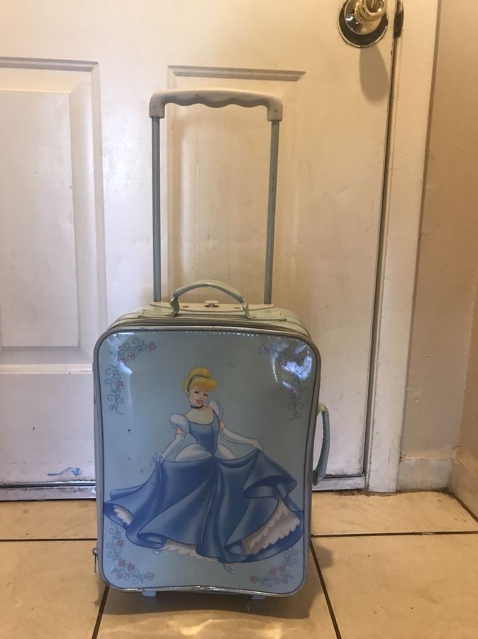 Cinderella little kid luggage